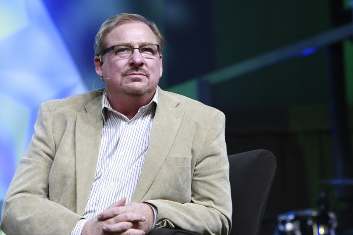 Pastor Rick Warren co-hosts a historic conference on mental health and the church, March, 29, 2014.