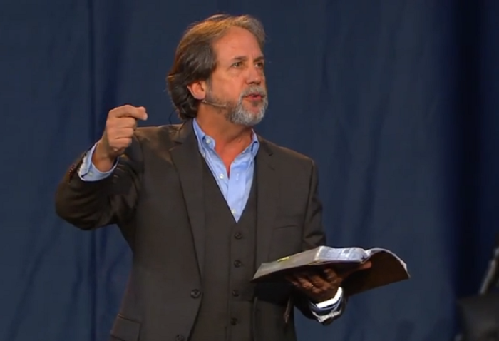 Bob Coy, at Liberty University's convocation in 2013.