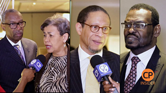 The Revs. Floyd and Elaine Flake, Dr. Obery Hendricks, and Bishop Harry Jackson, Jr.