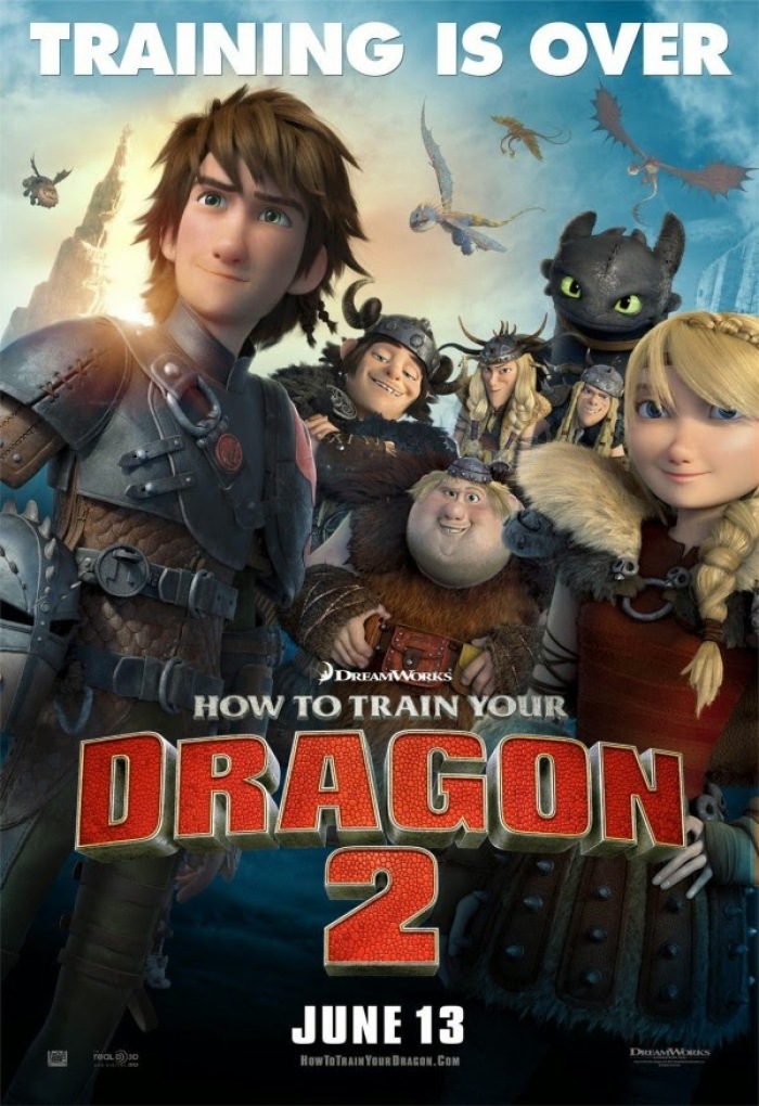 The poster for 'How To Train Your Dragon 2,' which will be released June 13, 2014.