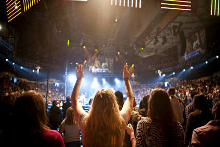 Empowered 21 Conference at Oral Roberts University in Tulsa, Oklahoma, in 2011.