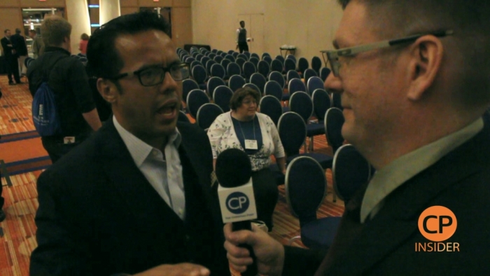 Rev. Samuel Rodriguez, president of the National Hispanic Christian Leadership Conference, at the Southern Baptist Convention's annual meeting in Baltimore, Maryland, June 9, 2014.