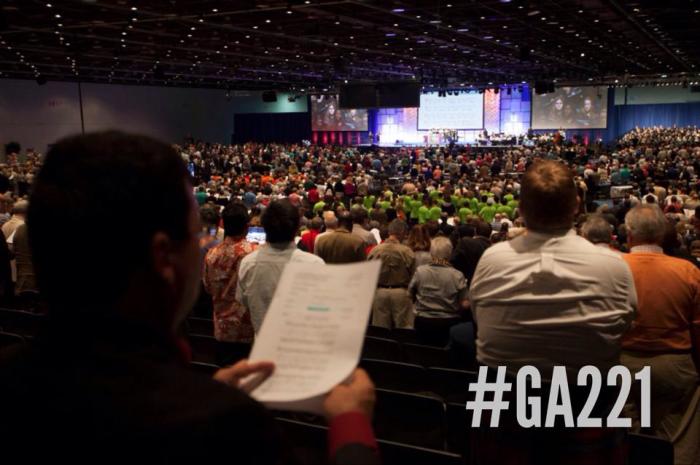 The Presbyterian Church (U.S.A.) holds its biennial meeting in Detroit, Michigan, June 14-21, 2014.