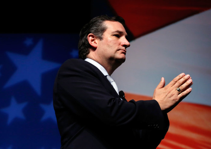 Senator Ted Cruz (R-TX) delivers remarks at the Faith & Freedom Coalition 'Road to Majority' policy conference in Washington, June 19, 2014.