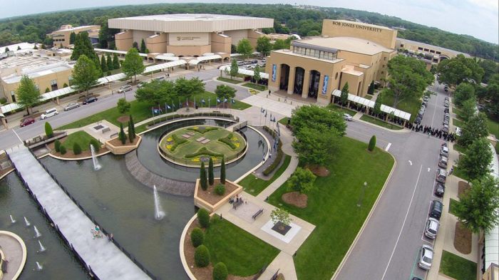 Bob Jones University in South Carolina.