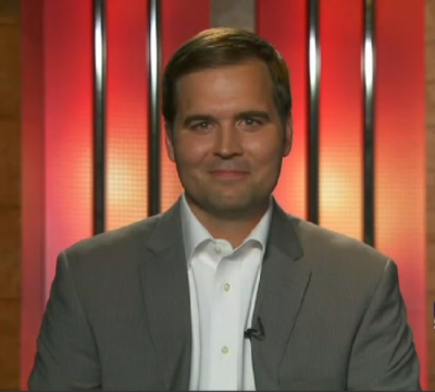 Republican congressional candidate Zach Dasher, who's also a member of the 'Duck Dynasty' Robertson family, speaks to Fox News host Sean Hannity on Monday, June 23, 2014.