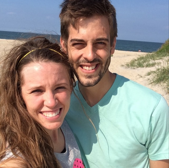 Jill Duggar and husband Derick Dillard on their honeymoon.