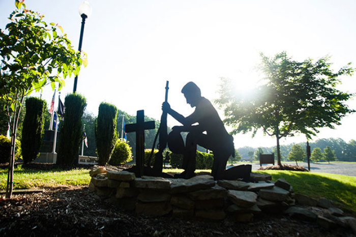 War memorial at King, North Carolina.