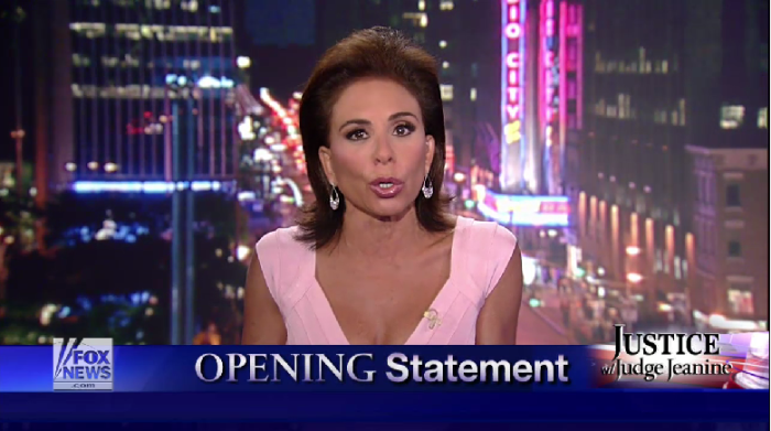 Judge Jeanine Pirro.