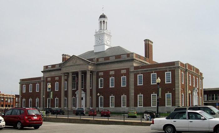 The Independence Courthouse of Jackson County, Missouri.