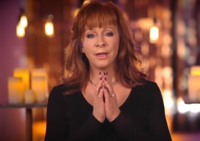 Country music star Reba McEntire in her new music video 'Pray for Peace.'