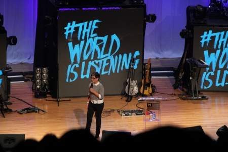 Pastor Maria Durso of Christ Tabernacle Church in Queens, New York preaching at 'Mistfit the Conference' 2014 in New York City.