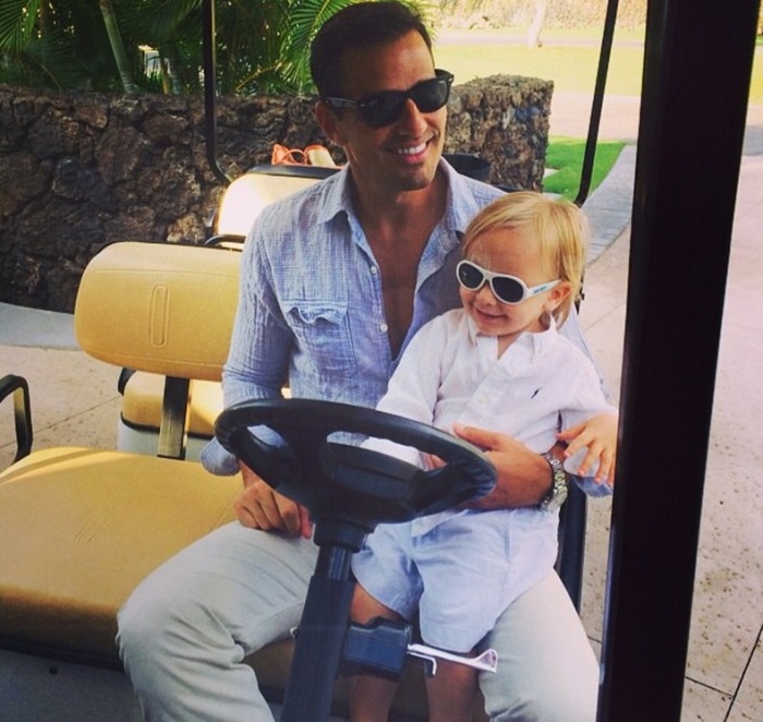 Bill Rancic and son Edward Duke, who was born via gestational carrier.