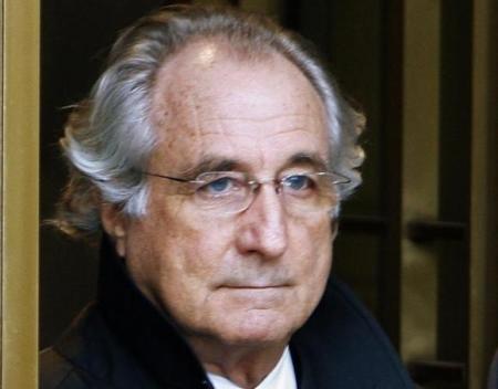 Bernard Madoff exits the Manhattan federal court house in New York.