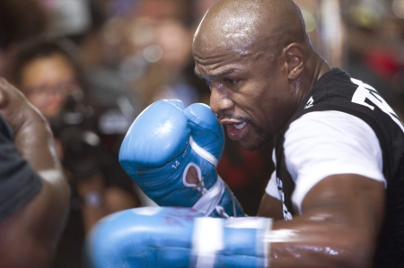 American professional boxer and currently five-division world champion Floyd Mayweather, Jr.