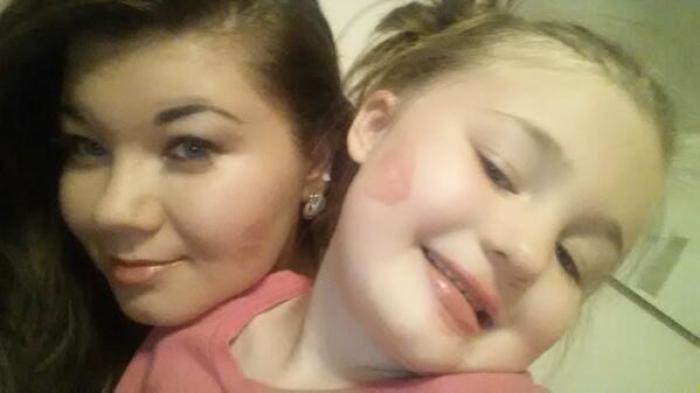 Amber Portwood and daughter Leah