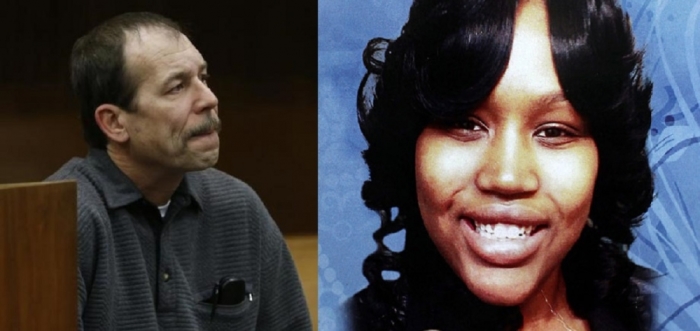 Theodore Wafer, 55, (l) and Renisha McBride, 19, (r).