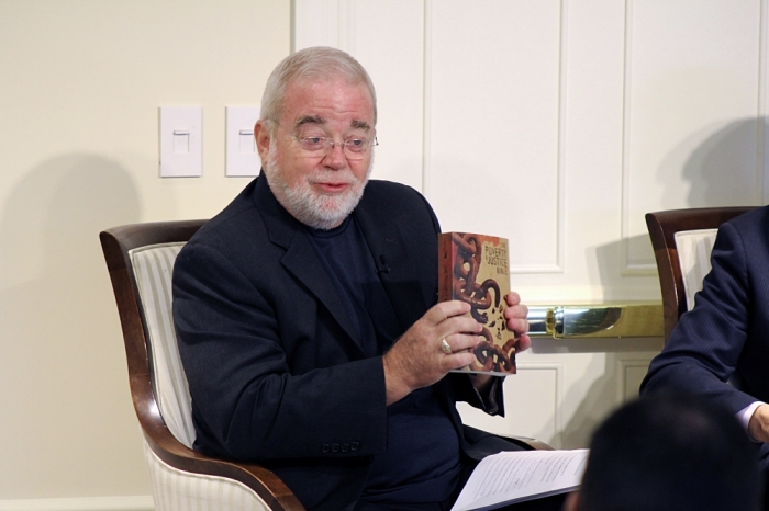 Jim Wallis, president and founder of Sojourners, speaking at the American Enterprise Institute's 2014 Evangelical Leadership Summit, Washington, D.C., Sept. 10, 2014.