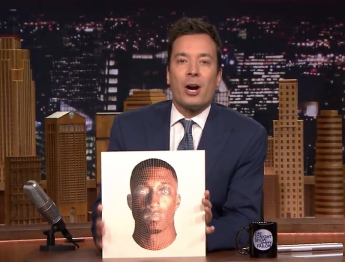 Jimmy Fallon congratulates rapper Lecrae for his No. 1 album 'Anomaly.'