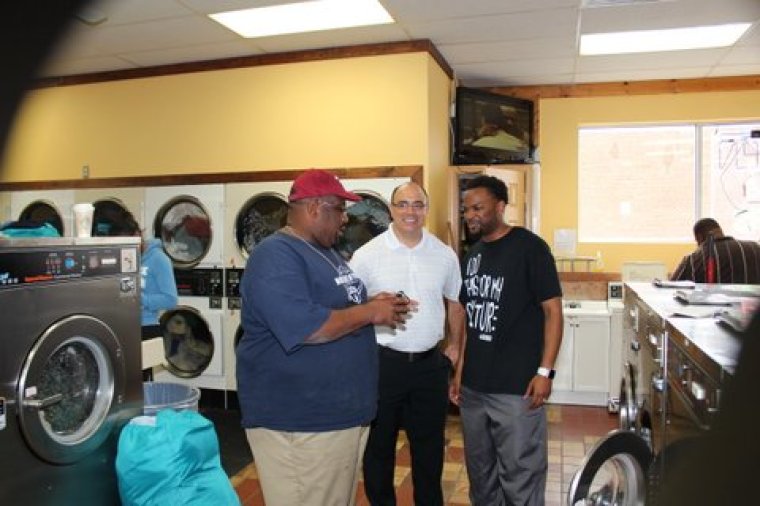 During the September 13 event Maryland Pastor Bobby Manning and his First Baptist Church of District Heights called the Laundromat Takeover, District Heights residents received unexpected treat. “We supplied laundry soap as well so all they had to do was bring their laundry and the machines were open and ready for them,” said Manning.