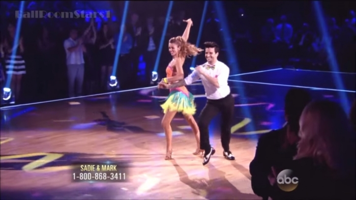 Sadie Robertson and Mark Ballas