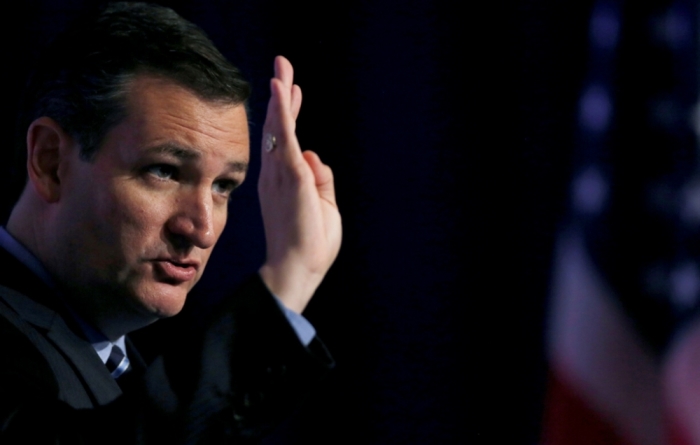 U.S. Senator Ted Cruz, R-Texas, addresses the morning plenary session of the Values Voter Summit in Washington, September 26, 2014.