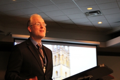 John West, vice president and senior fellow at the Discovery Institute, speaking at Southern Evangelical Seminary's 2014 National Conference on Christian Apologetics, Oct. 11, 2014.