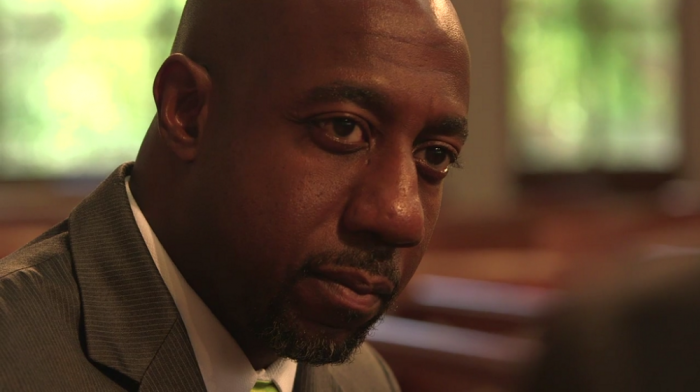 The Rev. Raphael Warnock of the historic Ebenezer Baptist Church in Atlanta, Georgia.