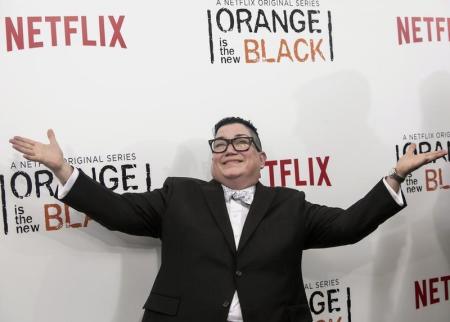 Actress Lea DeLaria attends the season two premiere of 'Orange is the New Black' in New York May 15, 2014.