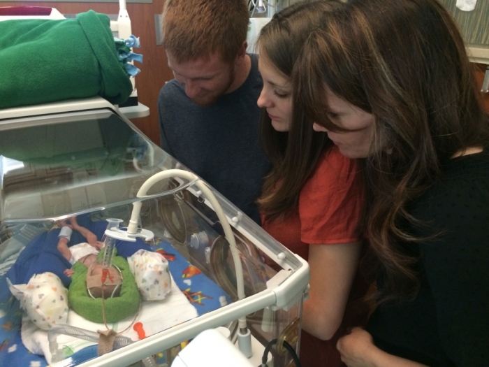 Baby Huck Jessop and family from 'My Five Wives.'