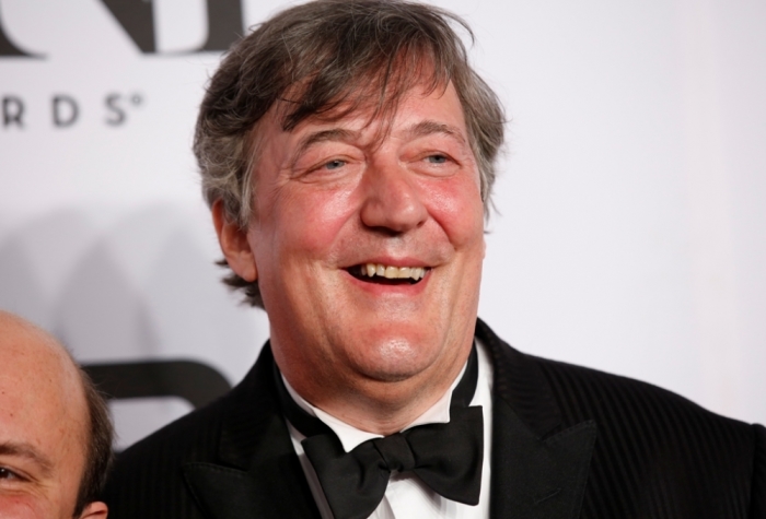 Actor Stephen Fry arrives for the American Theatre Wing's 68th annual Tony Awards at Radio City Music Hall in New York, June 8, 2014.