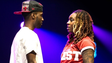 Preston Perry and Jackie Hill-Perry perform 'The Fall' at RHETORIC 2014.