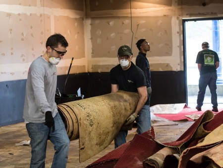 Restoration work is done on former strip club site that belongs to Seattle-based multisite congregation Bethany Community Church.