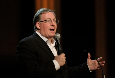 Joel Rosenberg speaks at the National Religious Broadcasters' International Media Conference in Nashville, Tennessee, February 24, 2015.