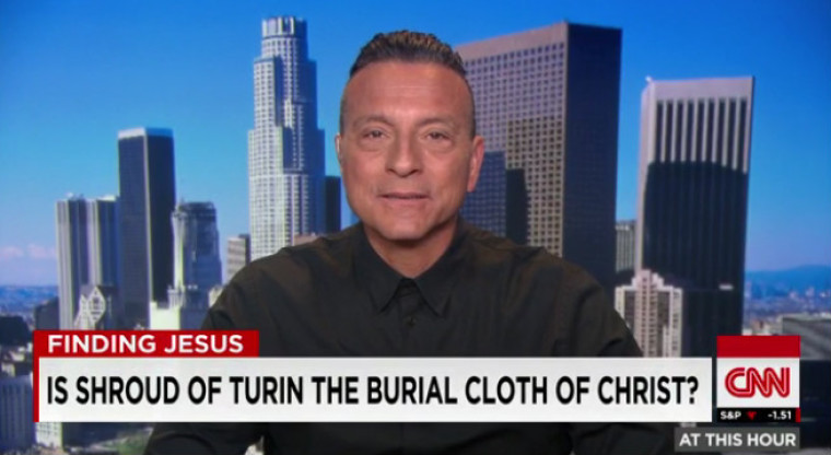 MOSAIC church pastor Erwin Raphael McManus appears on CNN to discuss the Shroud of Turin on Thursday, Feb. 26, 2015.