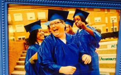 Kelly Gissendaner at her graduation from a theological course.