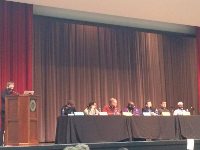 A panel on religion and sexuality held as part of the University of Tennessee's 2014 'sex week.'