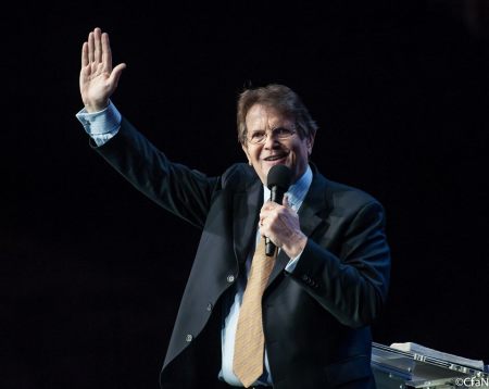 Evangelist Reinhard Bonnke, seen at age 75.