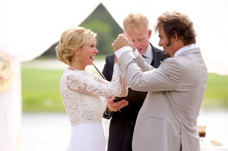 Mega church pastor Paula White and rocker Jonathan Cain marry on April 26, 2015.