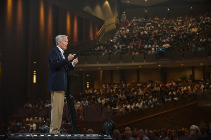 Four time New York Times bestselling author Joseph Grenny speaks at The Global Leadership Summit in 2014.