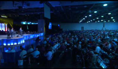 Messengers from the Southern Baptist Convention at their Annual Meeting in Columbus, Ohio on Tuesday, June 16, 2015.