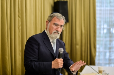 Rabbi Jonathan Sacks on 'A Religious Response to Religious Violence' at the Ethics and Public Policy Center's Faith Angle Forum, Miami Beach, May 5, 2015.