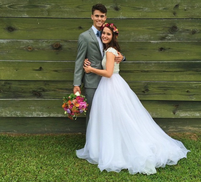 'Duck Dynasty' stars John Luke and Mary Kate Robertson married on June 27, 2015.