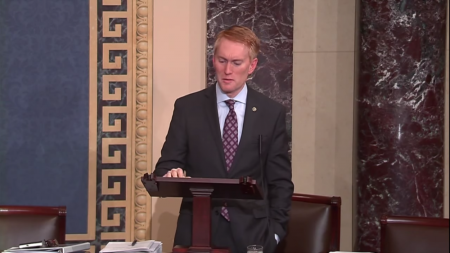 Senator James Lankford, R-Okla., delivered an emotional speech on the floor of the U.S. Senate Thursday about the recent Planned Parenthood undercover video and their abortion practices to harvest body parts.