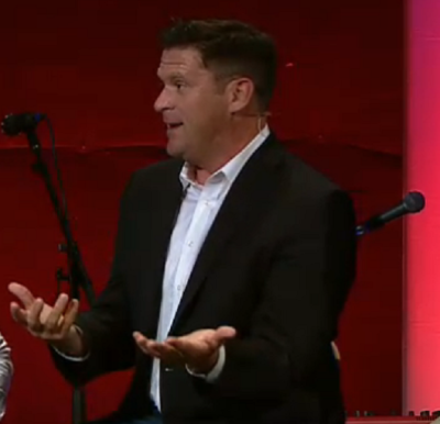 Matt Carter, pastor of Preaching at the Austin Stone Community Church in Austin, Texas, gives remarks as part of a panel at the Ethics & Religious Liberty Commission's Equip Austin event on Wednesday, July 29, 2015.