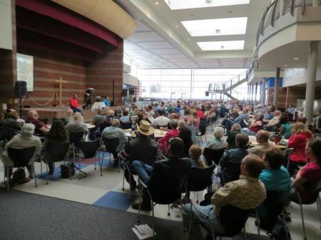 Cowboy Church at the Crossroads youth testimony service