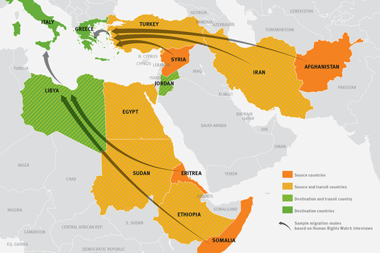 Over 100,000 migrants and asylum seekers have crossed the Mediterranean since the beginning of 2015.