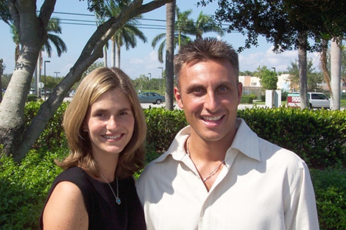 Tullian Tchividjian (r) and his estranged wife Kim Tchividjian (l) are getting a divorce.