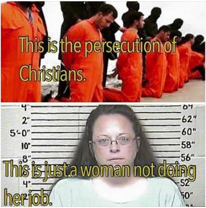 Images of Kim Davis found on social media.