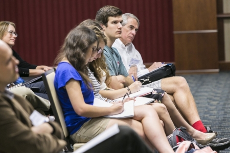 Participants in Samford University's Transhumanism conference, held September 24-26, 2015 and funded by The John Templeton Foundation and The Issachar Fund.